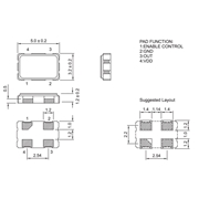 TXC晶振,5032有源振蕩器,AC晶振