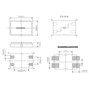 Vectron晶振,VXC4晶振,四腳貼片晶振