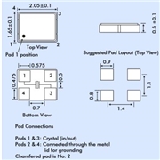 Euroquartz晶振,X21晶振,20.000MHzX21/10/30/-10+60/12pF/80R晶振