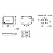 Bomar晶振,B1325-AABS3T-10.000000晶振,SMD晶體振蕩器