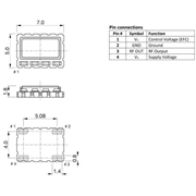AXTAL晶振,AXLE7050S晶振,AXLE7050S-FM-V-1-2C_Rev.1-20.000MHz晶振